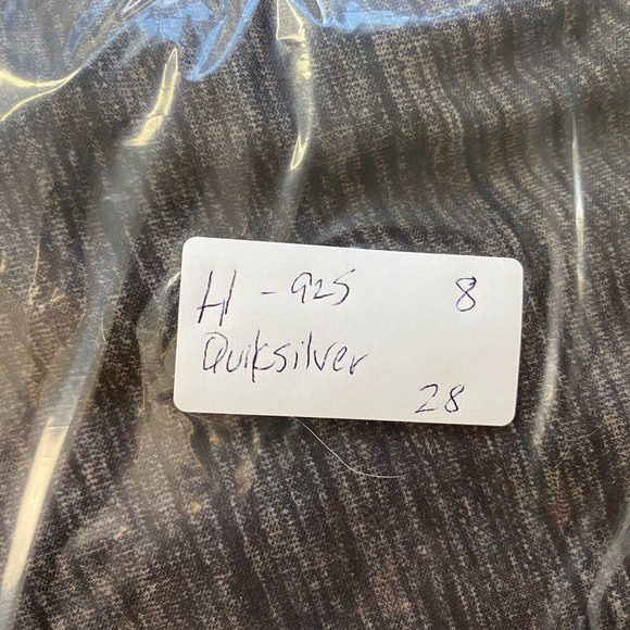 Quiksilver Amphibian Shorts Mens 28x9 Gray Flat Front Hybrid Hiking Swim - Picture 12 of 12